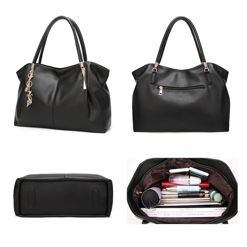 Bolsa de Ombro Feminino Helena - Preto